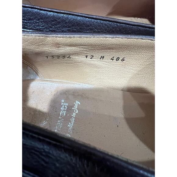 Gravati Italian Leather Loafers Men’s 12M Brown All Leather Sole Handmade Italy main image 11